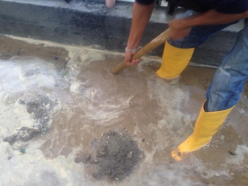 Albenga: finita la tempesta si contano i danni arrecati dal maltempo