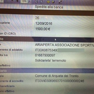 Tovo S. Giacomo aiuta Arquata del Tronto