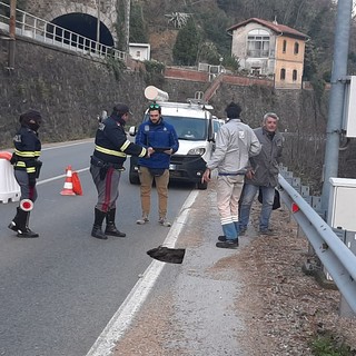 Chiusa la Sp 29 del Colle di Cadibona, la Provincia: "Entro domattina avremo il quadro dei lavori da fare"