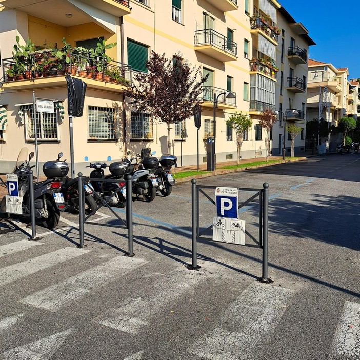 A Pietra, 110 parcheggi in più per le moto sul lungomare Bado A Pietra, 110 parcheggi in più per le moto sul lungomare Bado