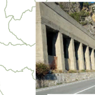 Il passaggio della vecchia linea ferroviaria a Varigotti