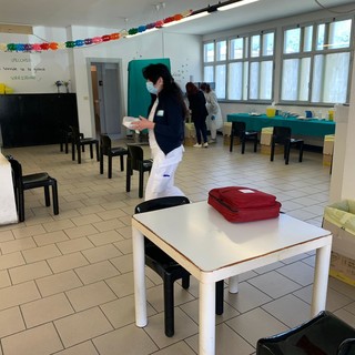 Borghetto, avviato il punto vaccinale. Canepa: "Organizzazione ok, peccato per alcune disdette"