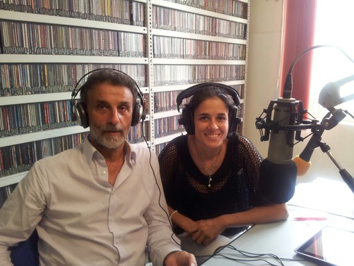 Il sindaco di Pietra Ligure Dario Valeriani e il vicesindaco Sara Foscolo ai Microfoni di Radio Onda Ligure 101