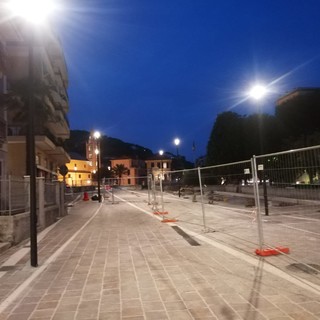 Finalpia, venerdì riaprirà al traffico via Santuario. Frascherelli: "Ci scusiamo con cittadini e turisti, restituiamo un'area più amena"