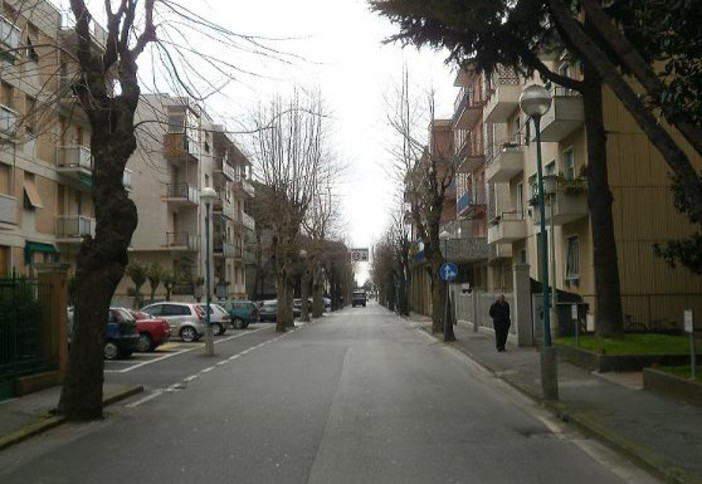 Viale Faraggiana ad Albissola