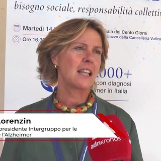 Alzheimer: Lorenzin, 'tra over 65 600mila persone colpite. Numeri al raddoppio per il 2050'