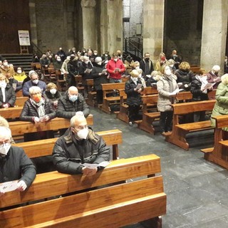 Albenga, veglia di preghiera per la pace in Ucraina nella cattedrale San Michele (FOTO)