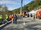 A6, camion si ribalta nella zona del viadotto crollato: un codice giallo A6, camion si ribalta nella zona del viadotto crollato: un codice giallo