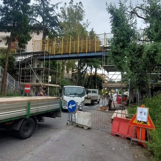 Varazze, via ai lavori di manutenzione del ponte del Carega' di via Baglietto (FOTO)