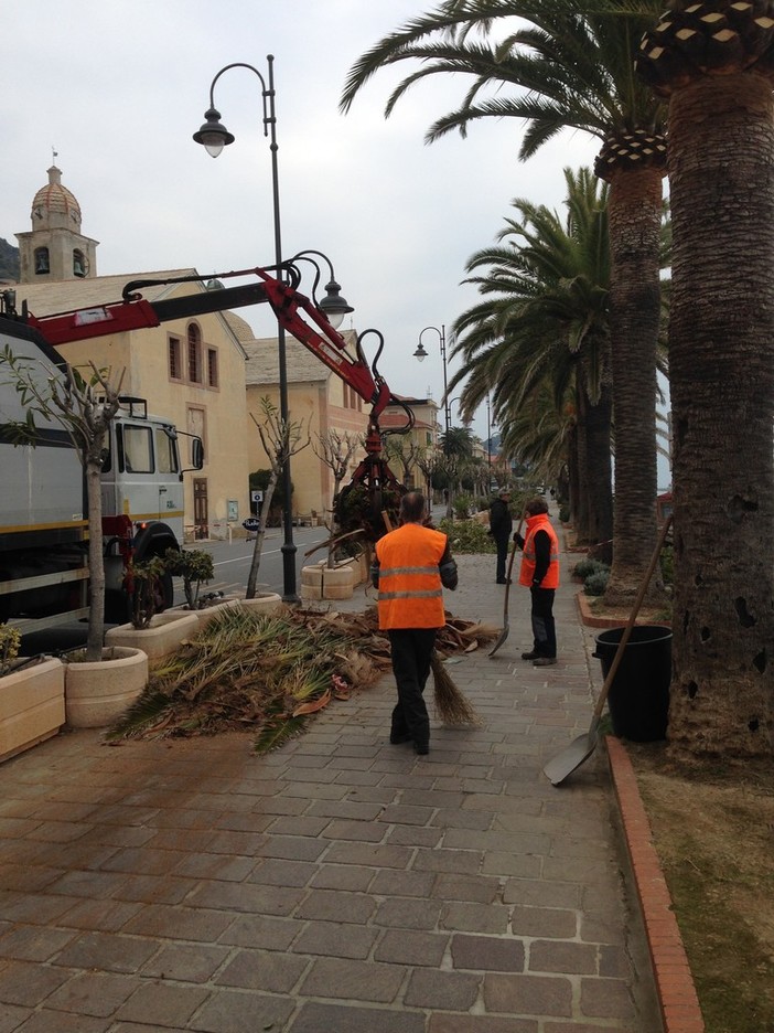 Ripulita la passeggiata di Varigotti, Guzzi:"Previsti investimenti nei prossimi mesi" Ripulita la passeggiata di Varigotti, Guzzi:"Previsti investimenti nei prossimi mesi"