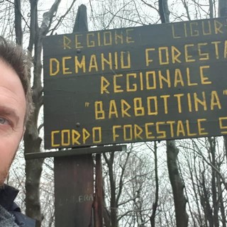 Foresta demaniale della 'Barbottina' a Calizzano: sopralluogo del vice presidente regionale Piana (FOTO)