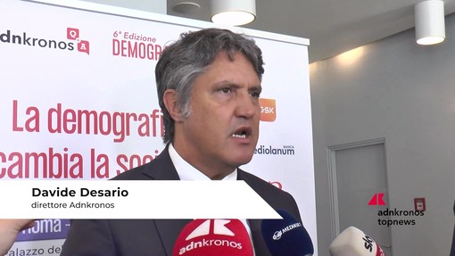 Desario (Adnkronos): "Bisogna 'ascoltare' il tema della demografia per fare le scelte giuste" Desario (Adnkronos): "Bisogna 'ascoltare' il tema della demografia per fare le scelte giuste"
