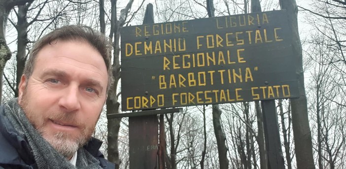 Foresta demaniale della 'Barbottina' a Calizzano: sopralluogo del vice presidente regionale Piana (FOTO)