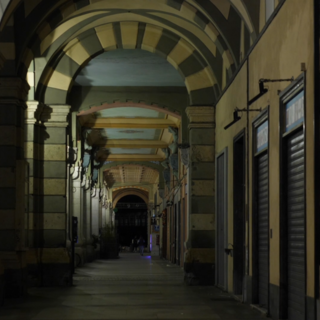 Via Paleocapa a Savona dove esplose una bomba nel palazzo dell'allora senatore della Dc Franco Varaldo