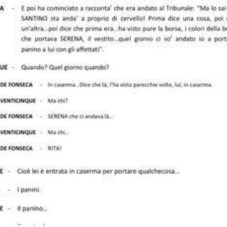 Omicidio Mollicone, teste conferma: "Torriero disse che 1 giugno Serena era in caserma". Le intercettazioni Omicidio Mollicone, teste conferma: "Torriero disse che 1 giugno Serena era in caserma". Le intercettazioni