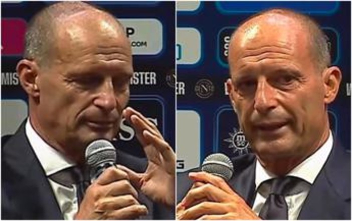 Napoli, Allegri ricorda sua madre e si commuove in conferenza Napoli, Allegri ricorda sua madre e si commuove in conferenza