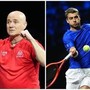 Laver Cup, Agassi 'imbarazza' Cobolli: "Quanto sei bello Flavio" Laver Cup, Agassi 'imbarazza' Cobolli: "Quanto sei bello Flavio"
