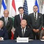 Israele-Libano, accordo firmato a Washington. Netanyahu: "Idf restano fino al disarmo di Hezbollah"