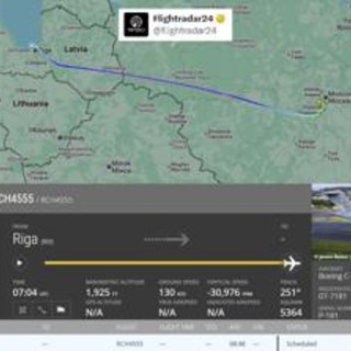 Russia, media: aereo militare Usa atterrato a Mosca, dal Cremlino nessuna informazione