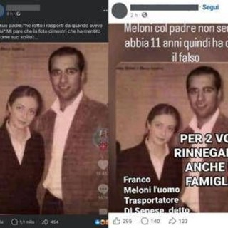 Sul web foto Meloni con il 'padre', Squarta (FdI): "È falso quell'uomo sono io"