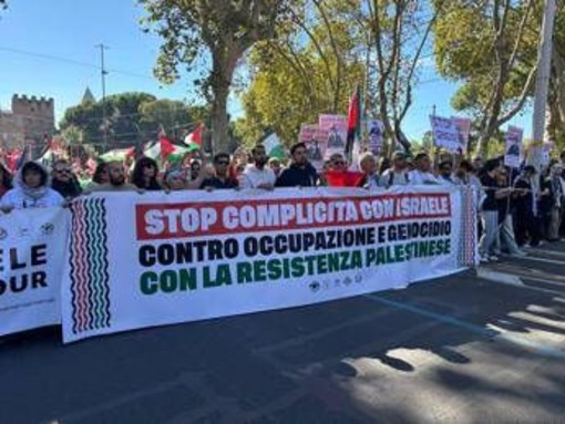 "Stop genocidio", a Roma la grande manifestazione per Gaza
