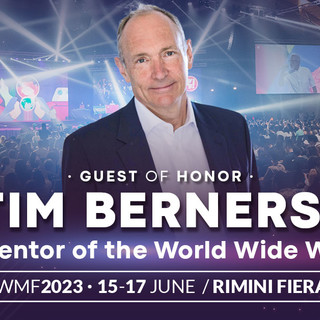 Sir Tim Berners-Lee ospite d’eccezione al WMF 2023: sul Mainstage del Festival l’inventore del World Wide Web