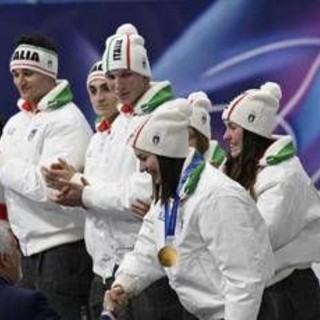 Da Fontana a Sighel, ecco il dream team d'oro nella staffetta mista di short track a Milano Cortina
