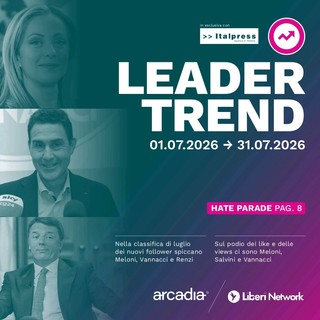 Meloni si conferma leader sui social a luglio, cresce Vannacci