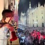 Inter, la lunga notte della festa scudetto: Lautaro e Thuram superstar in Piazza Duomo