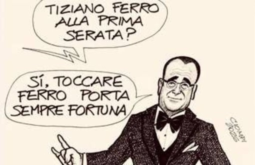 Sanremo 2026, il post scaramantico di Carlo Conti: "Tocco Ferro"