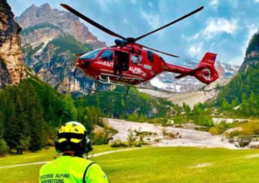 Frana sulle Dolomiti di Sesto dopo il temporale: scattano le ricerche Frana sulle Dolomiti di Sesto dopo il temporale: scattano le ricerche