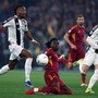 Roma-Juventus 3-3, Spalletti rimonta Gasperini nel recupero Roma-Juventus 3-3, Spalletti rimonta Gasperini nel recupero