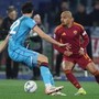 Roma-Cagliari 2-0, doppietta di Malen all'Olimpico