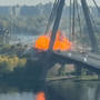 Ucraina, colpito ponte a Kiev nel giorno della visita di Merz. Il cancelliere: "In futuro macchina guerra Russia contro di noi" Ucraina, colpito ponte a Kiev nel giorno della visita di Merz. Il cancelliere: "In futuro macchina guerra Russia contro di noi"