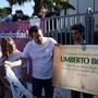 Pontida, Lega intitola pratone a Bossi. Salvini accolto da ovazione: "Si vince uniti" Pontida, Lega intitola pratone a Bossi. Salvini accolto da ovazione: "Si vince uniti"