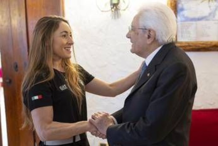 Mattarella a Cortina, l'incontro con Sofia Goggia e la telefonata con Arianna Fontana