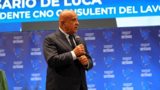 De Luca (Consulenti lavoro): "'Il quaderno di Tommaso' per raccontare chi fa scelta giusta"