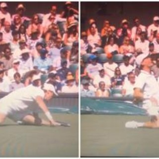 Sinner, paura a Wimbledon: brutta caduta con Kecmanovic